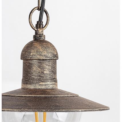 Brilagi - MOLDE kültéri függeszték 1xE27/60W IP44 bronz/patina