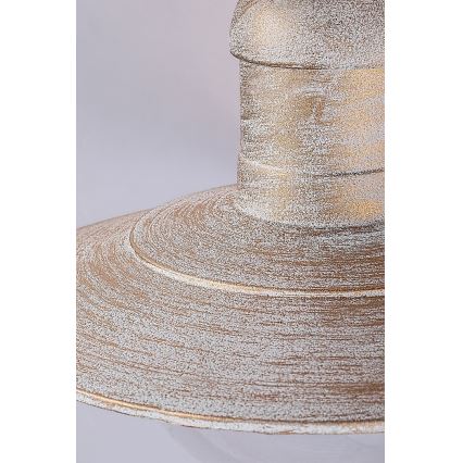 Brilagi - MOLDE kültéri mennyezeti lámpatest 1xE27/60W IP44 fehér/patina