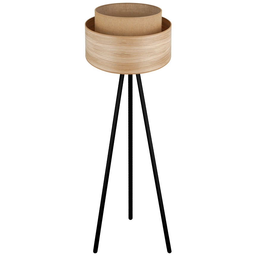 Brilagi - Állólámpa MONTANA BOHO 1xE27/15W/230V barna/fekete