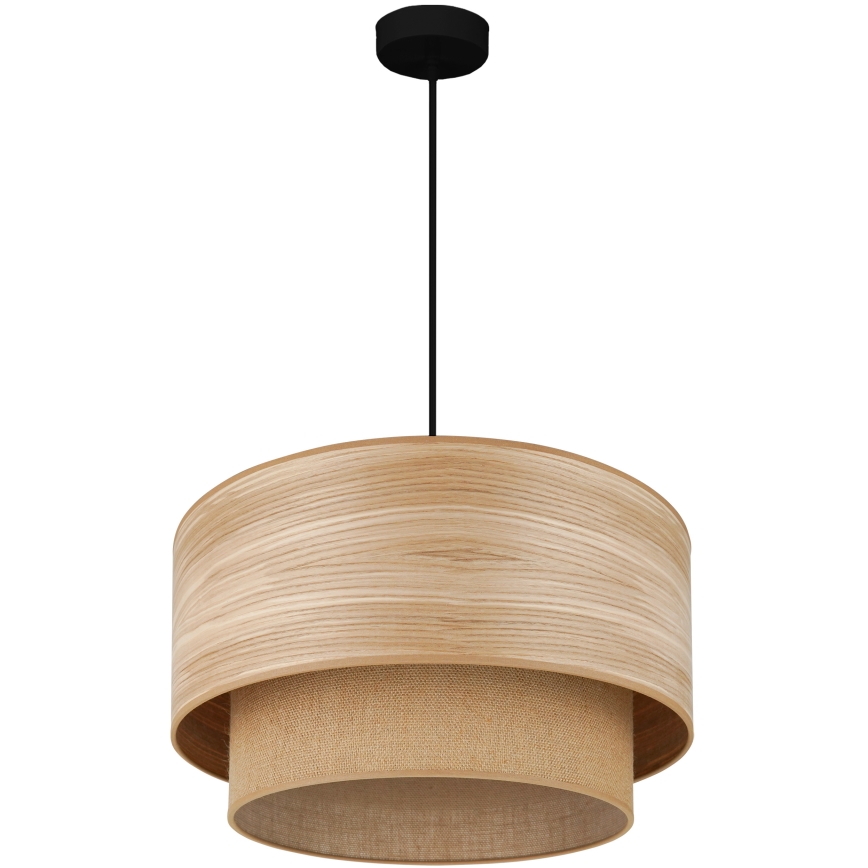 Brilagi - Montana Boho függeszték kábellel 1xE27/15W/230V átm. 45 cm barna/fekete