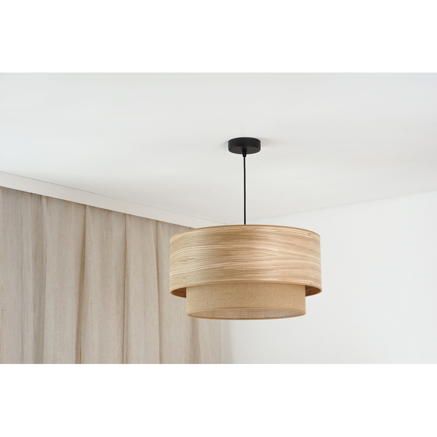 Brilagi - Montana Boho függeszték kábellel 1xE27/15W/230V átm. 45 cm barna/fekete