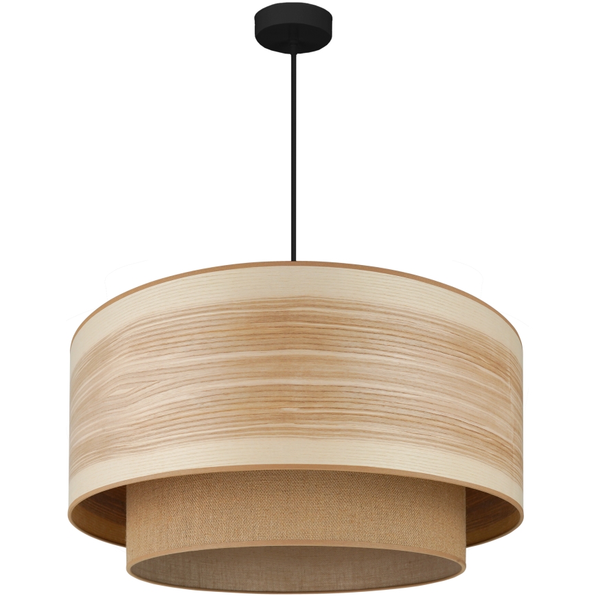 Brilagi - Montana Boho függeszték kábelre 1xE27/15W/230V átm. 60 cm barna/fekete