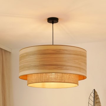 Brilagi - Montana Boho függeszték kábelre 1xE27/15W/230V átm. 60 cm barna/fekete