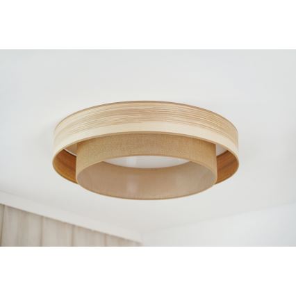 Brilagi - LED Mennyezeti lámpa MONTANA BOHO LED/26W/230V átmérő 60 cm barna