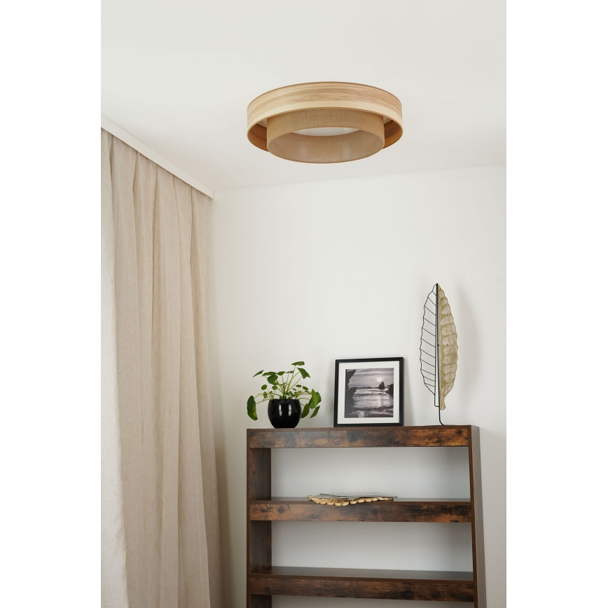 Brilagi - LED Mennyezeti lámpa MONTANA BOHO LED/26W/230V átmérő 60 cm barna