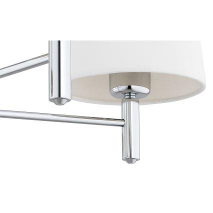Brilagi - MONTE rúddal szerelt csillár 5xE27/60W/230V krémszínű/fényes króm