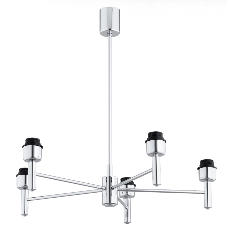 Brilagi - MONTE rúddal szerelt csillár 5xE27/60W/230V krémszínű/fényes króm