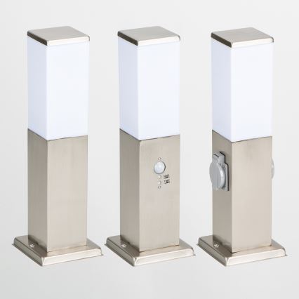 Brilagi - NOVA kültéri lámpa 1xE27/15W/230V 40 cm IP44 matt króm