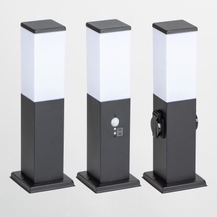 Brilagi - NOVA kültéri lámpa érzékelővel 1xE27/15W/230V 40 cm IP44 fekete