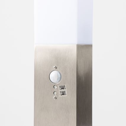 Brilagi - NOVA kültéri lámpa érzékelővel 1xE27/15W/230V 40 cm IP44 matt króm