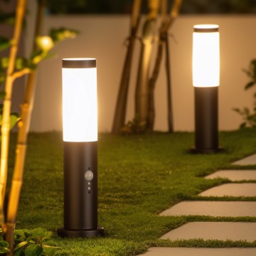 Brilagi - NOVA kültéri lámpa mozgásérzékelővel 1xE27/15W/230V 40 cm IP44 fekete