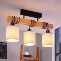Brilagi - NUBILA felületre szerelhető mennyezeti csillár 3xE27/60W/230V fenyő/krémszínű