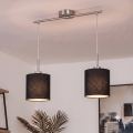 Brilagi - NUBILA kábelen függő LED csillár 2xE27/60W/230V fekete