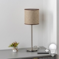 Brilagi - NUBILA LED asztali lámpa 1xE27/60W/230V barna
