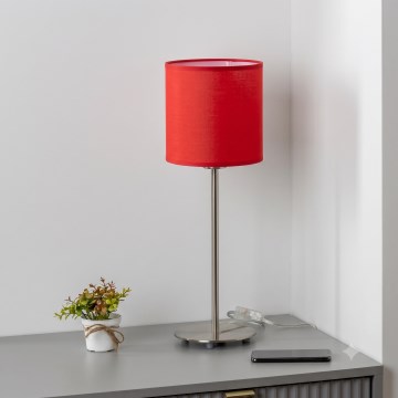 Brilagi - NUBILA LED asztali lámpa 1xE27/60W/230V piros