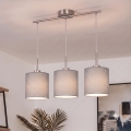 Brilagi - NUBILA LED csillár kábelen, 3xE27/60W/230V, világosszürke