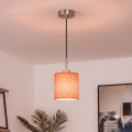 Brilagi - NUBILA LED csillár zsinóron 1xE27/60W/230V átm. 14 cm fekete/narancssárga