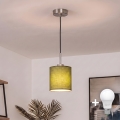 Brilagi - NUBILA LED csillár zsinóron 1xE27/60W/230V, átm. 14 cm, fekete/zöld
