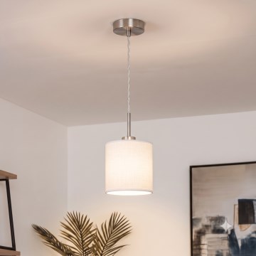 Brilagi - NUBILA LED függeszték kábelen, 1x E27/60W/230V, átm. 14 cm, fehér