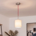 Brilagi - NUBILA LED függeszték kábelen 1xE27/60W/230V átm. 14 cm piros/krémszínű