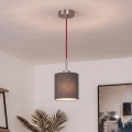 Brilagi - NUBILA LED függeszték kábellel, 1xE27/60W/230V, átmérő 14 cm, piros/antracit