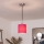 Brilagi - NUBILA LED függeszték zsinóron 1xE27/60W/230V átm. 14 cm fekete/rózsaszín