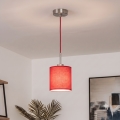 Brilagi - NUBILA LED függőlámpa kábelen 1xE27/60W/230V átmérő 14 cm piros