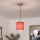 Brilagi - NUBILA LED függőlámpa kábelen 1xE27/60W/230V átmérő 14 cm piros