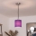 Brilagi - NUBILA LED függőlámpa zsinóron, 1xE27/60W/230V, átmérő 14 cm, fekete/lila