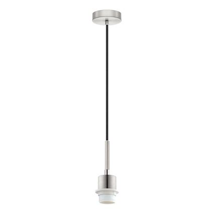 Brilagi - NUBILA LED kábeles függeszték 1xE27/60W/230V, átm. 14 cm, fekete/szürke