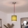 Brilagi - NUBILA LED kábeles függeszték 1xE27/60W/230V, átm. 14 cm, piros/zöld