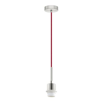 Brilagi - NUBILA LED kábeles függeszték 1xE27/60W/230V, átm. 14 cm, piros/zöld