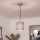 Brilagi - NUBILA LED kábeles függeszték 1xE27/60W/230V Ø 14 cm fekete/világosszürke