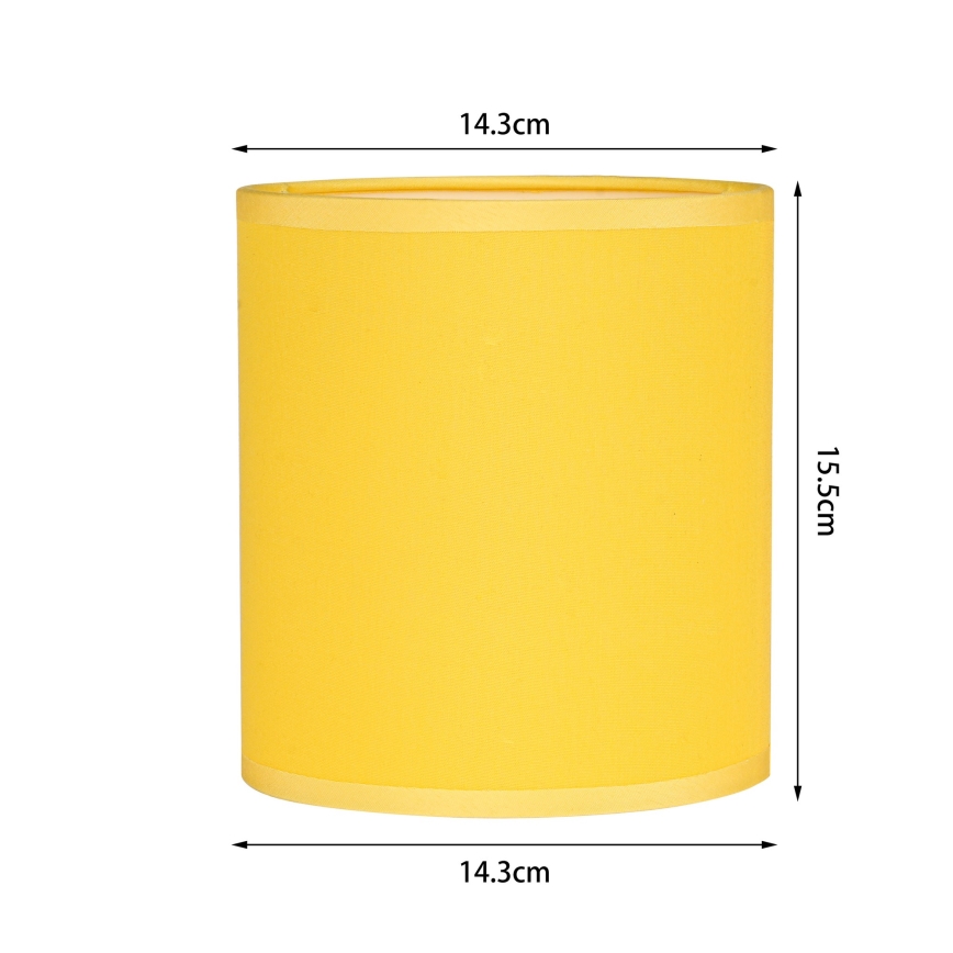 Brilagi - NUBILA univerzális E27 búra 15,5x14 cm sárga