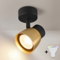 BRILAGI - NUGGET LED RGBW dimmelhető spotlámpa 1xGU10/4,8W/230V fekete/arany