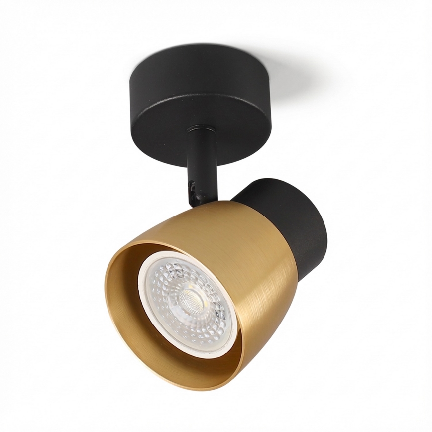 Brilagi - NUGGET LED RGBW dimmelhető spotlámpa 1xGU10/4,8W/230V fekete/arany