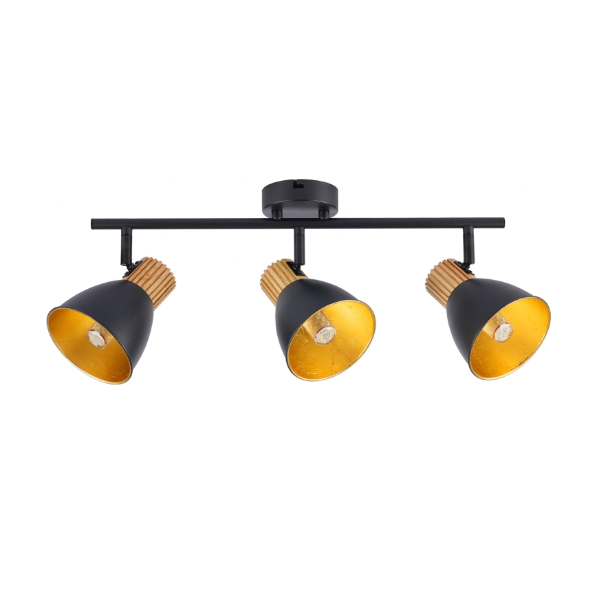 Brilagi - ODENSE 3xE14/10W/230V spotlámpa, fa/fekete