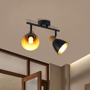 Brilagi - ODENSE spotlámpa 2xE14/10W/230V fa/fekete