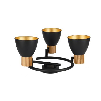 Brilagi - ODENSE spotlámpa 3xE14/10W/230V fa/fekete