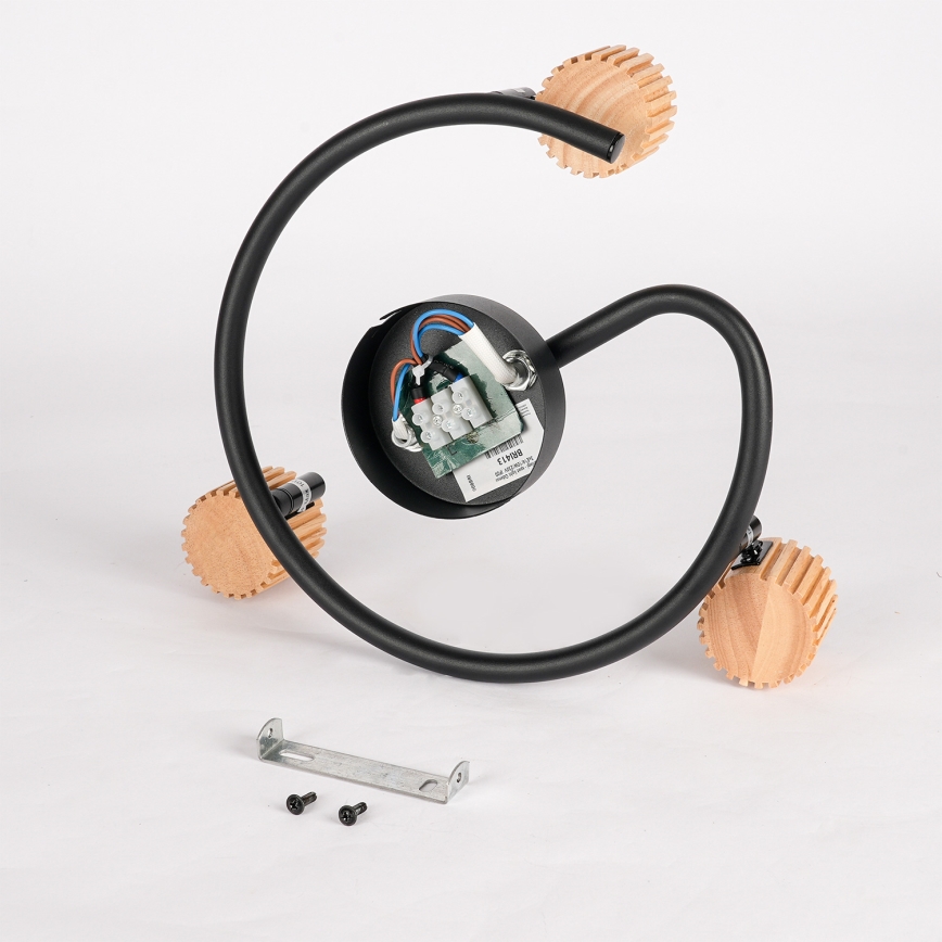 Brilagi - ODENSE spotlámpa 3xE14/10W/230V fa/fekete