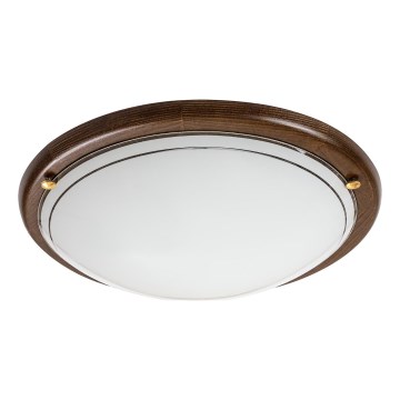 Brilagi - ORBIS mennyezeti lámpatest 2x E27/60W/230V, átm. 38 cm, fenyő