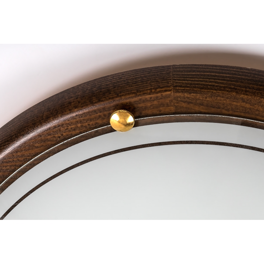 Brilagi - ORBIS mennyezeti lámpatest 2x E27/60W/230V, átm. 38 cm, fenyő