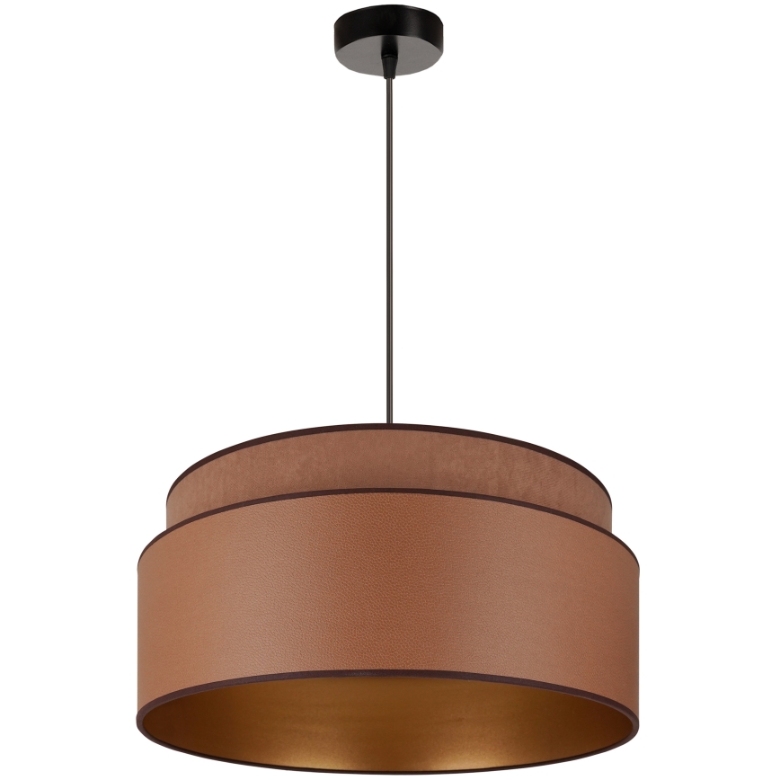 Brilagi - Függeszték zsinóron OREGON VEGE 1xE27/15W/230V átm. 45 cm barna