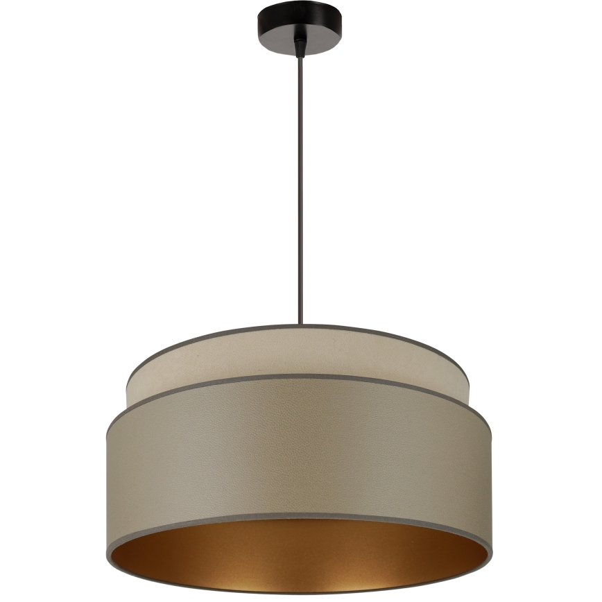 Brilagi - Függeszték zsinóron OREGON VEGE 1xE27/15W/230V átm. 45 cm szürke