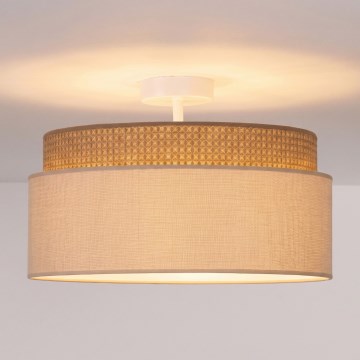 Brilagi - PADOVA felületre szerelhető csillár 1xE27/60W/230V, Ø 40 cm, bézs