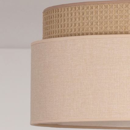 Brilagi - PADOVA felületre szerelhető csillár 1xE27/60W/230V, Ø 40 cm, bézs
