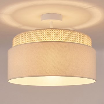Brilagi - PADOVA felületre szerelt csillár 1x E27/60W/230V Ø 40 cm krémszínű