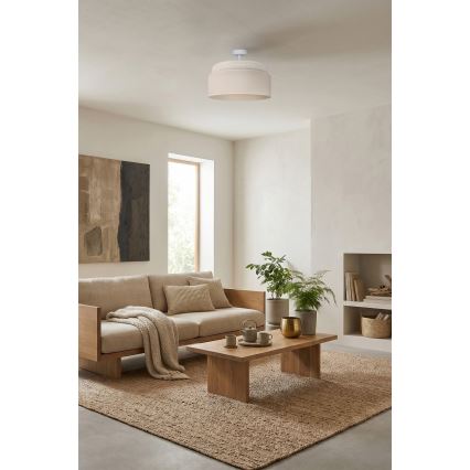 Brilagi - PADOVA felületre szerelt csillár 1x E27/60W/230V Ø 40 cm krémszínű