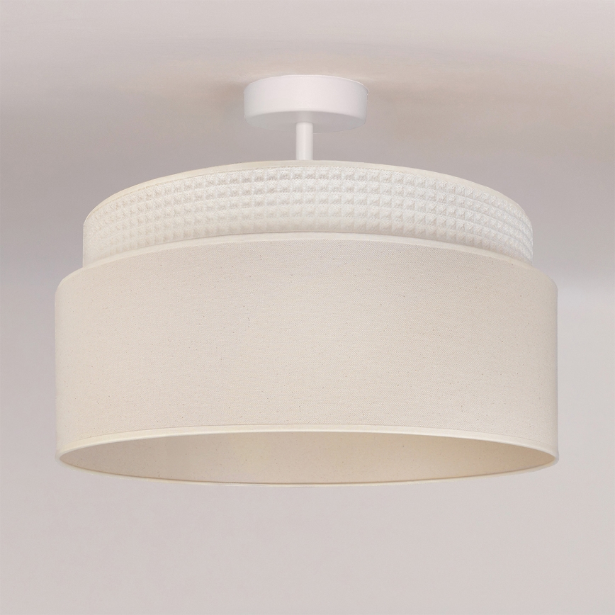 Brilagi - PADOVA felületre szerelt csillár 1x E27/60W/230V Ø 40 cm krémszínű