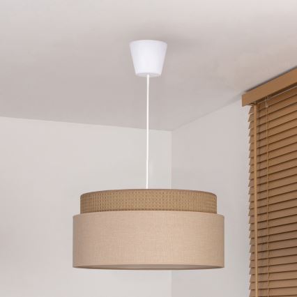 Brilagi - PADOVA kábeles függeszték 1xE27/60W/230V átm. 40 cm bézs